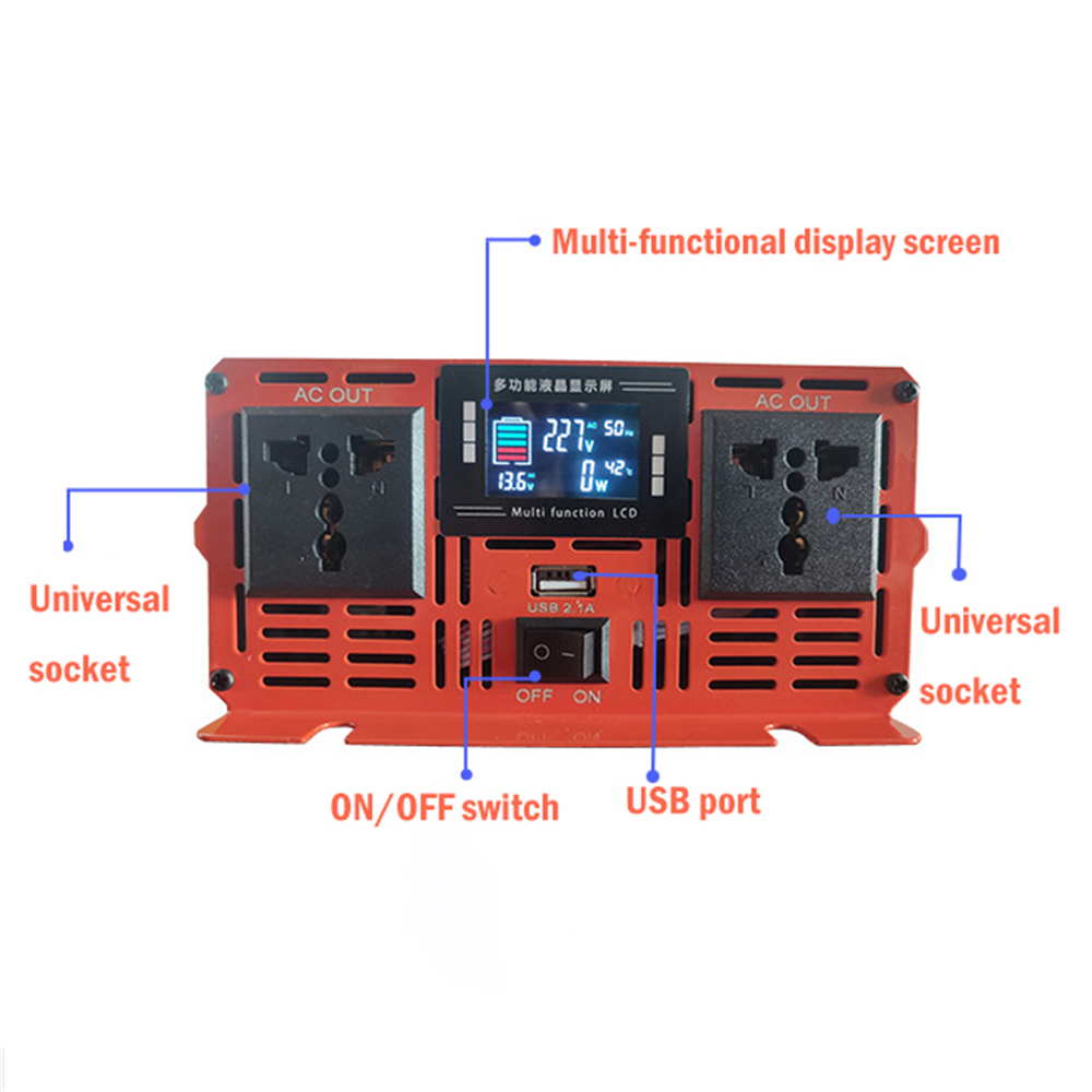 Onda sinusoidale pura 3500W 50 - Pure Sine Wave Inverter 5000W 48V 220V recensione e prezzo